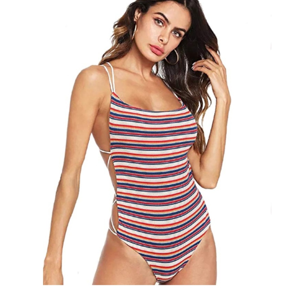 Women's Sleeveless Scoop Neck Backless Bodysuit